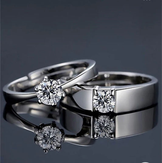 Eternal Spark Couple Rings