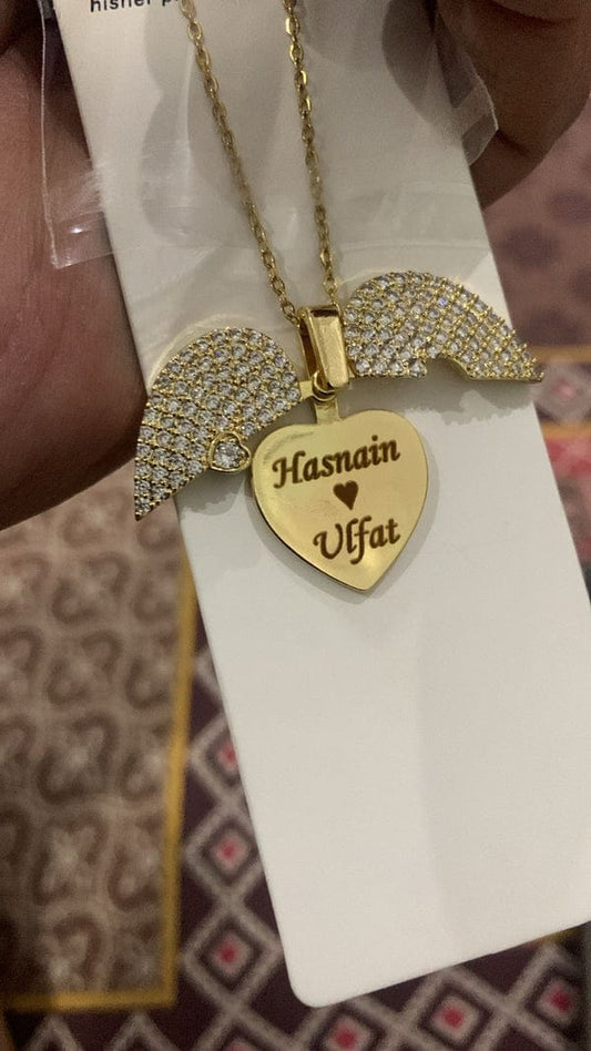 Coustimze heart necklace