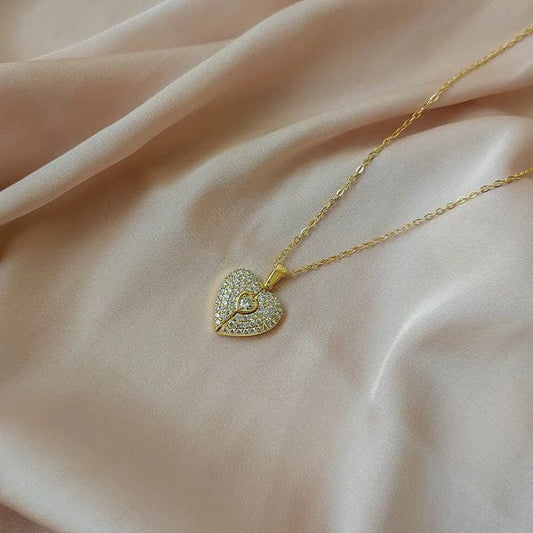 Coustimze heart necklace