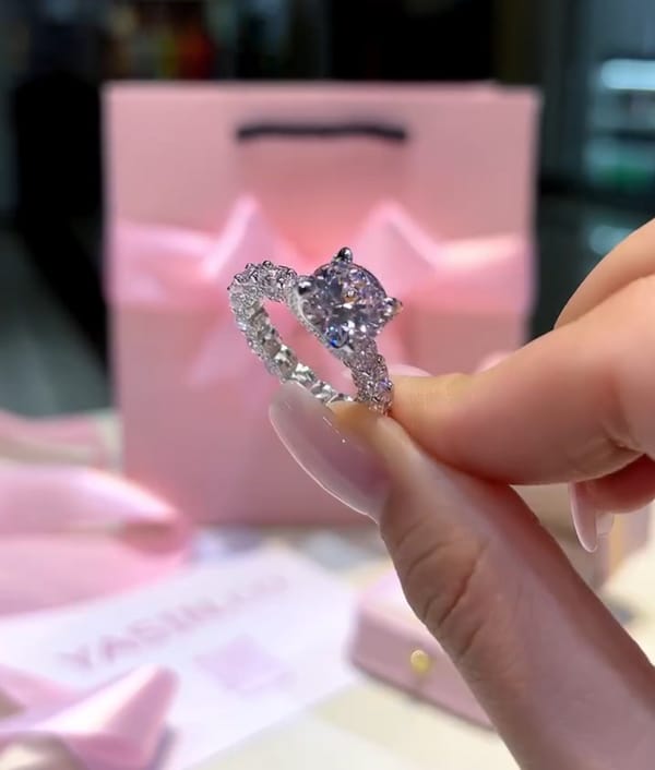 Royal Spark Solitaire Ring